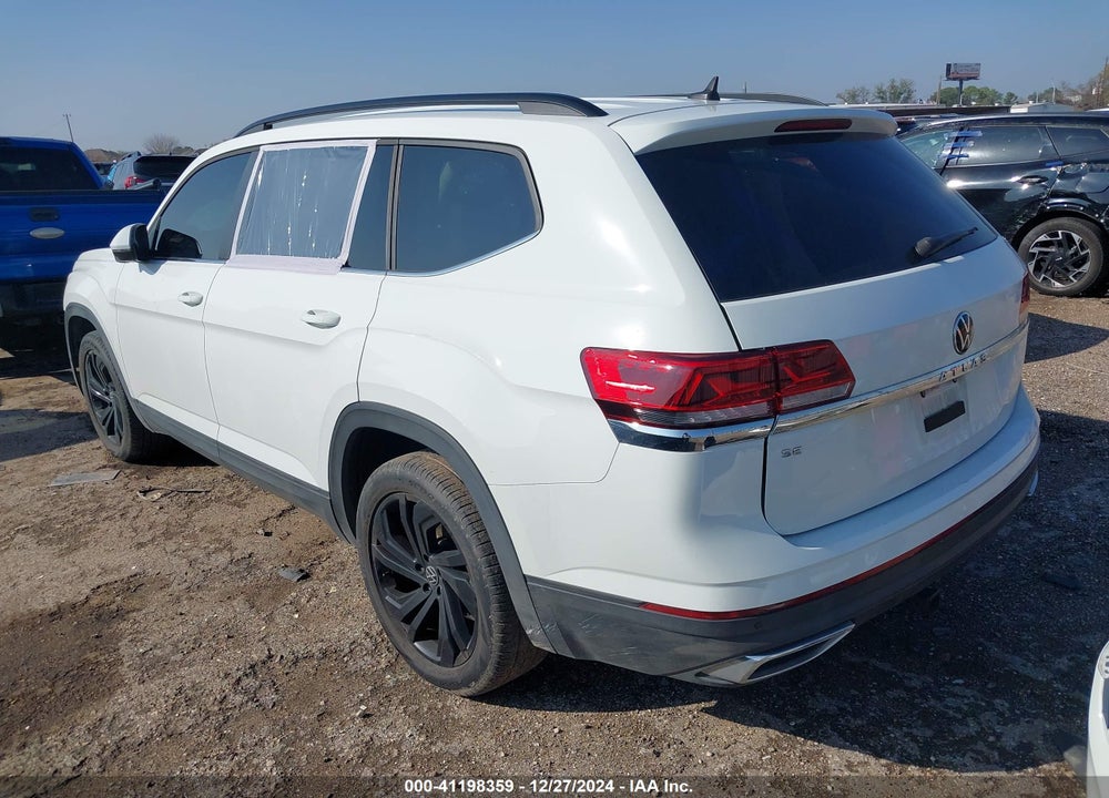 2022 VOLKSWAGEN ATLAS VIN: 1V2WP2CA2NC501451