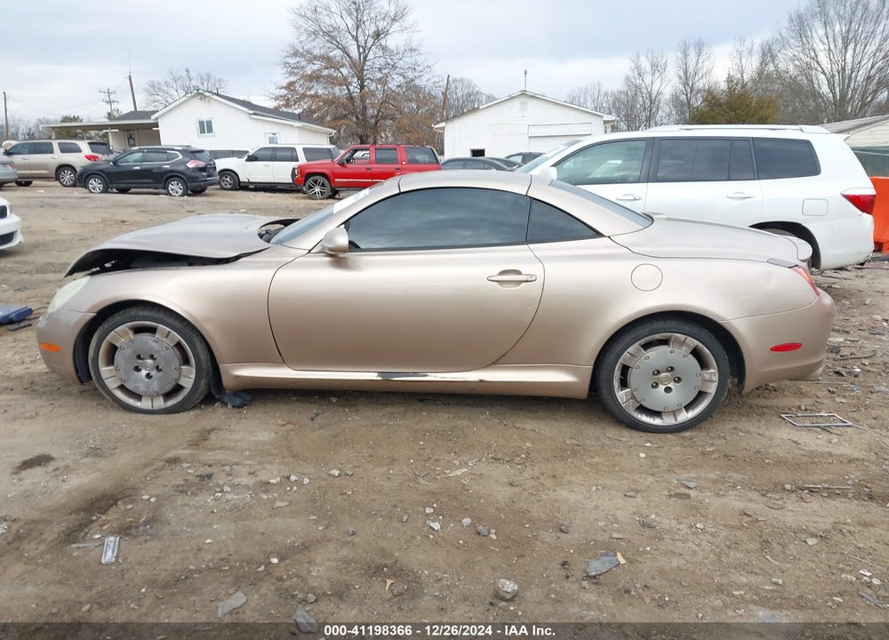 2002 LEXUS SC 430 VIN: JTHFN48Y020026242