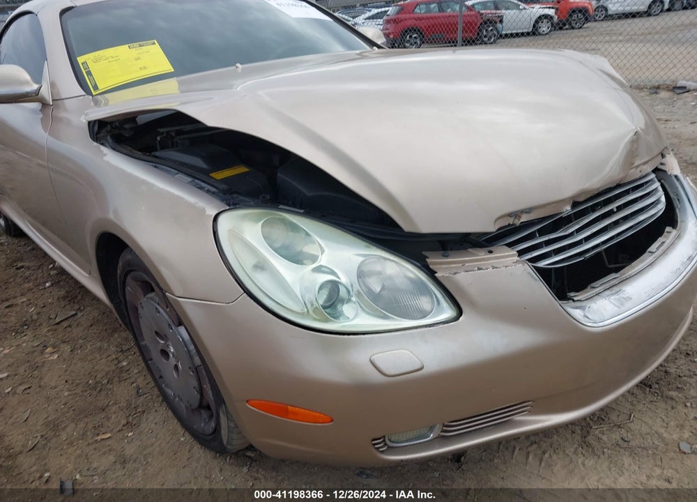 2002 LEXUS SC 430 VIN: JTHFN48Y020026242