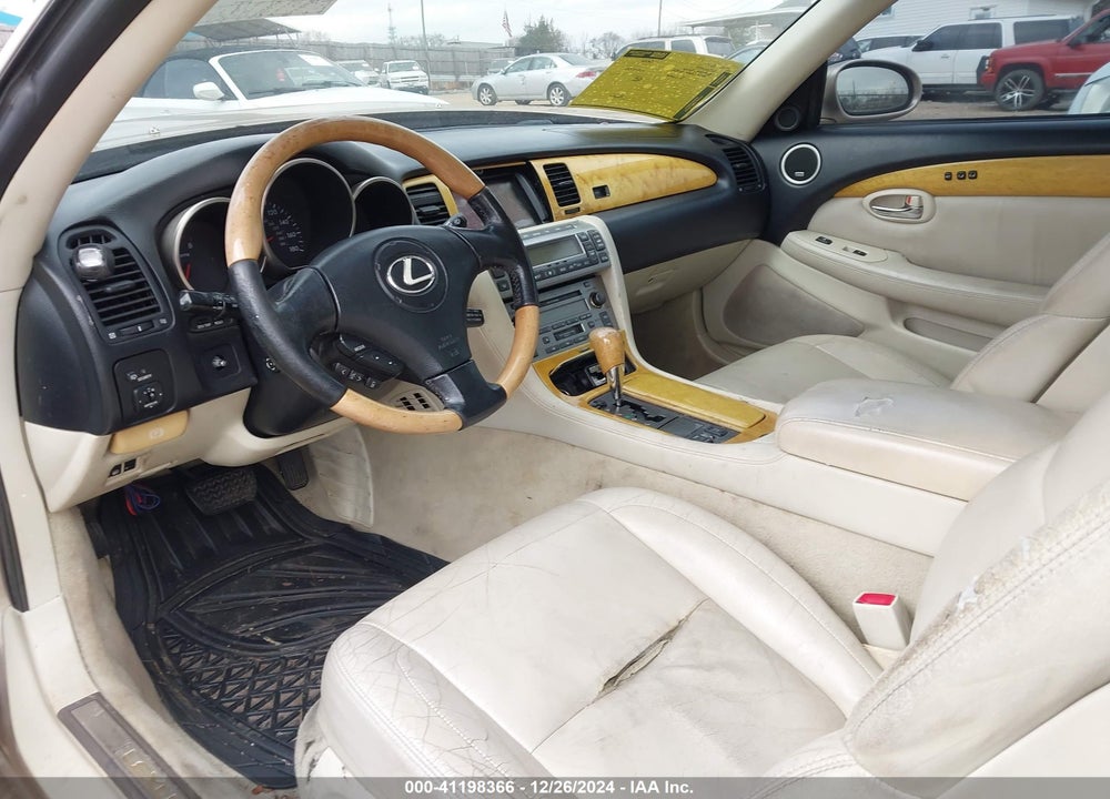 2002 LEXUS SC 430 VIN: JTHFN48Y020026242