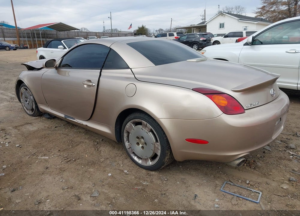 2002 LEXUS SC 430 VIN: JTHFN48Y020026242