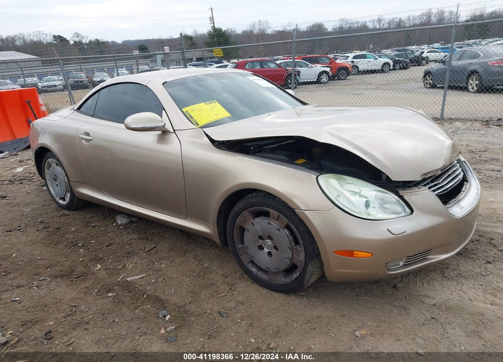 2002 LEXUS SC 430 VIN: JTHFN48Y020026242