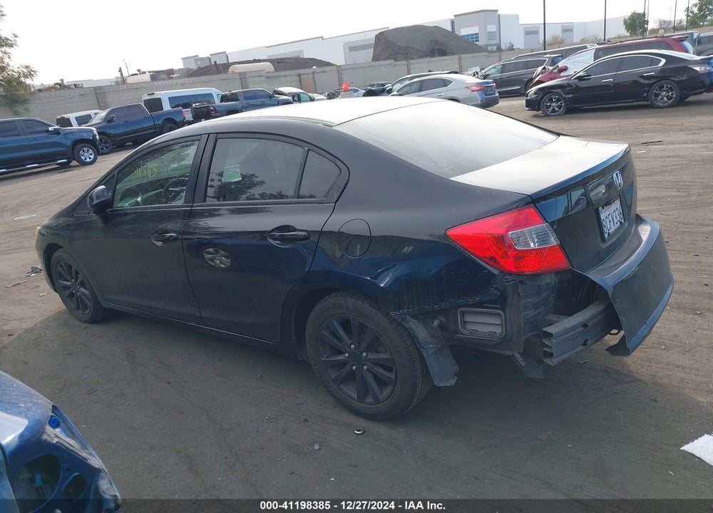 2012 HONDA CIVIC EX VIN: 19XFB2F81CE038426