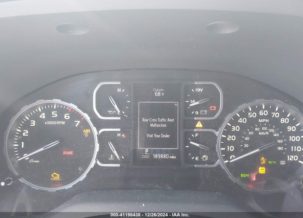 2019 TOYOTA TUNDRA VIN: 5TFAY5F18KX791740