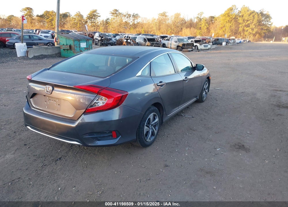 2020 HONDA CIVIC VIN: 2HGFC2F60LH596429