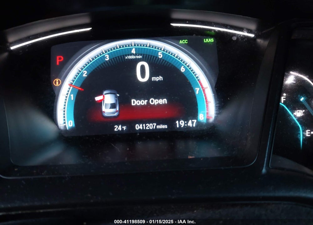 2020 HONDA CIVIC VIN: 2HGFC2F60LH596429