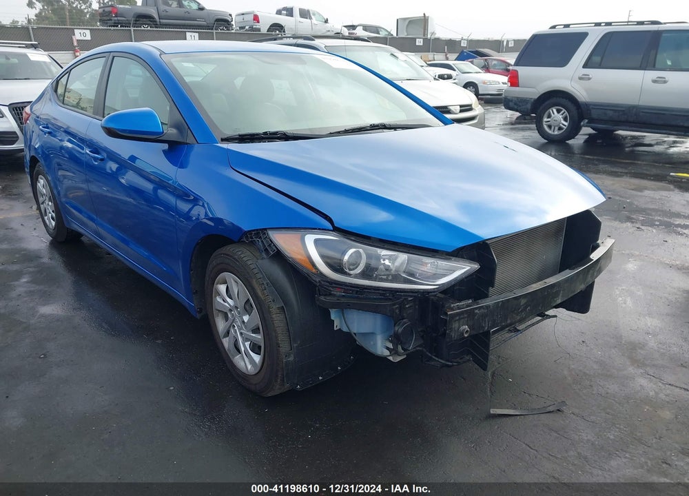 2017 HYUNDAI ELANTRA SE VIN: KMHD74LFXHU315036