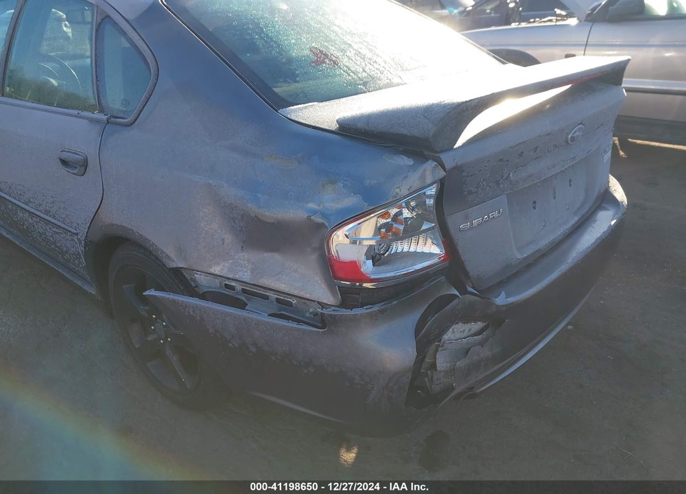 2008 SUBARU LEGACY 2.5I VIN: 4S3BL616587217245
