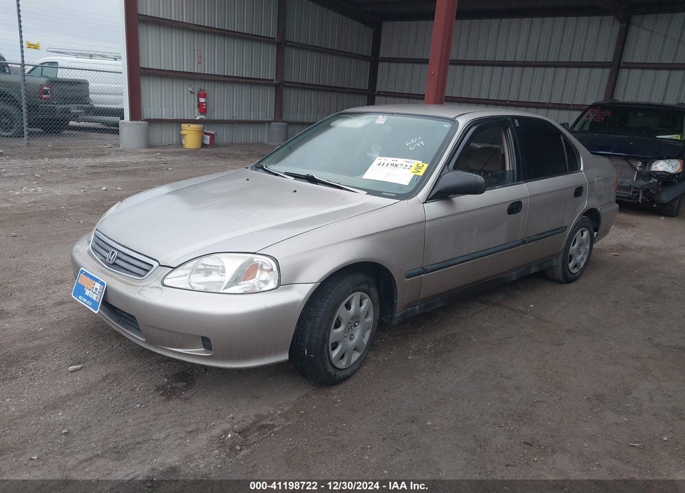 2000 HONDA CIVIC LX VIN: 1HGEJ6678YL027078