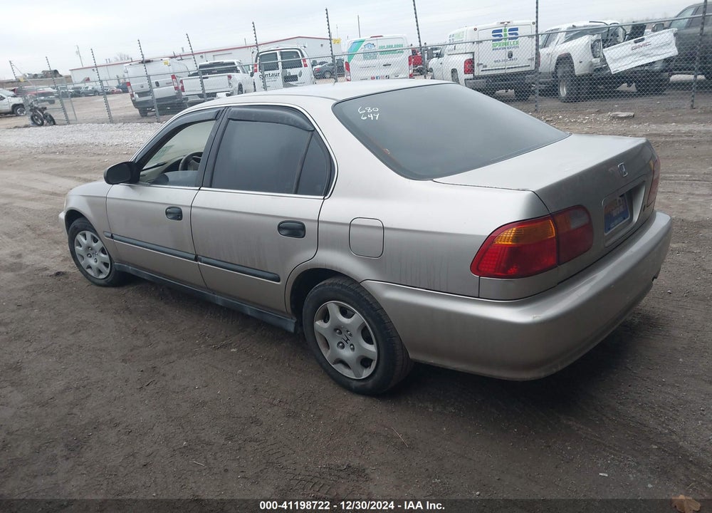2000 HONDA CIVIC LX VIN: 1HGEJ6678YL027078