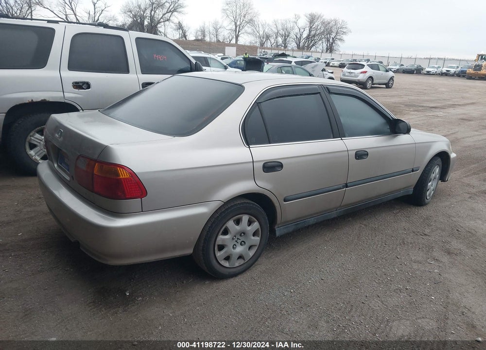 2000 HONDA CIVIC LX VIN: 1HGEJ6678YL027078
