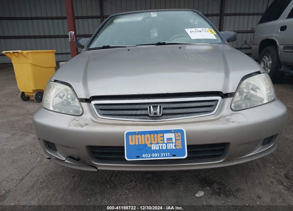 2000 HONDA CIVIC LX VIN: 1HGEJ6678YL027078