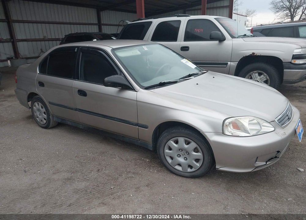2000 HONDA CIVIC LX VIN: 1HGEJ6678YL027078