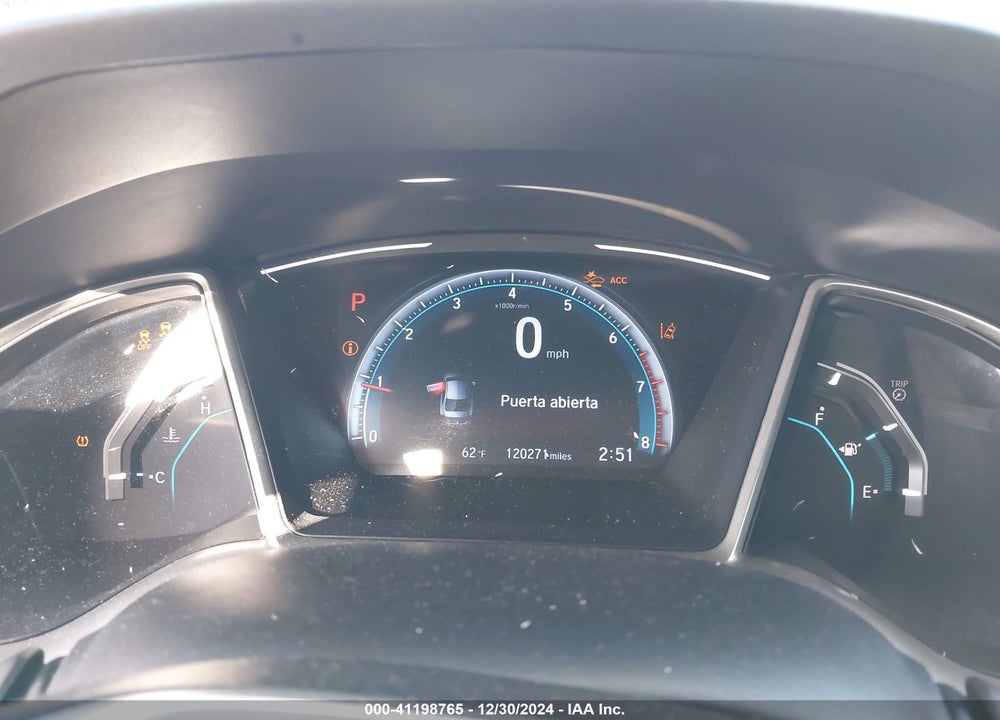 2019 HONDA CIVIC EX VIN: 19XFC1F3XKE204095