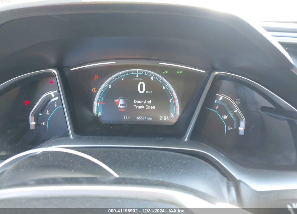 2019 HONDA CIVIC VIN: 2HGFC3B38KH350583