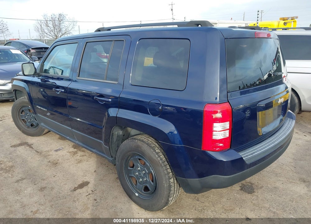 2015 JEEP PATRIOT SPORT VIN: 1C4NJPBB5FD401684