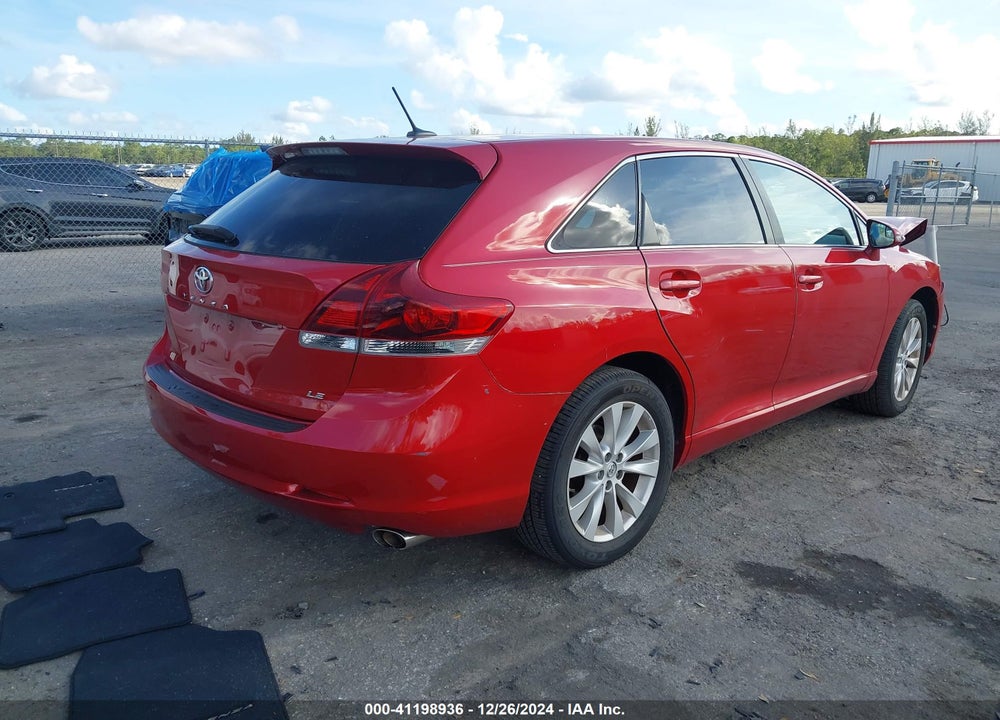 2013 TOYOTA VENZA LE VIN: 4T3ZA3BB5DU080109