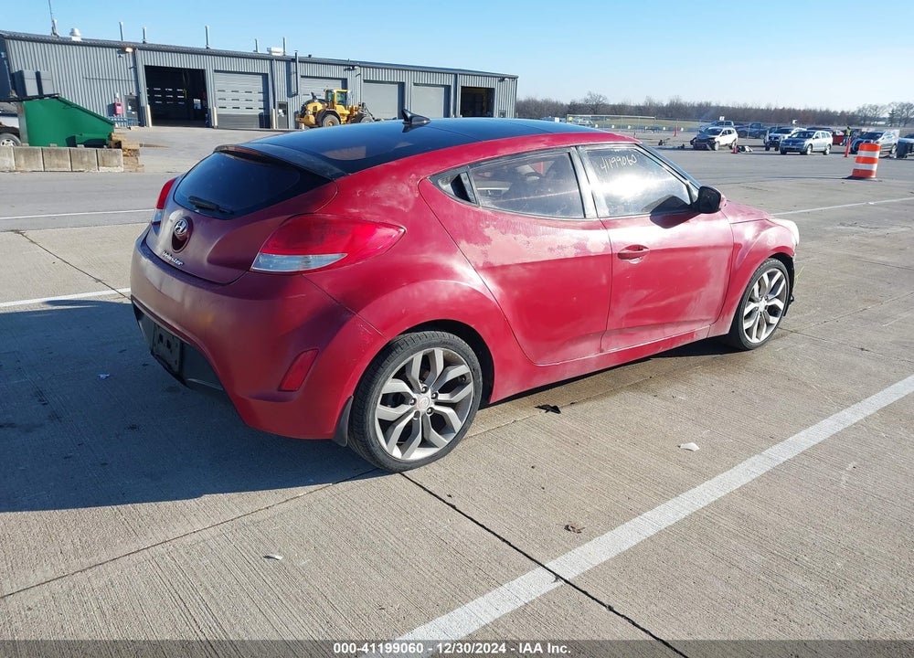 2013 HYUNDAI VELOSTER BASE W/BLACK VIN: KMHTC6AD8DU149095