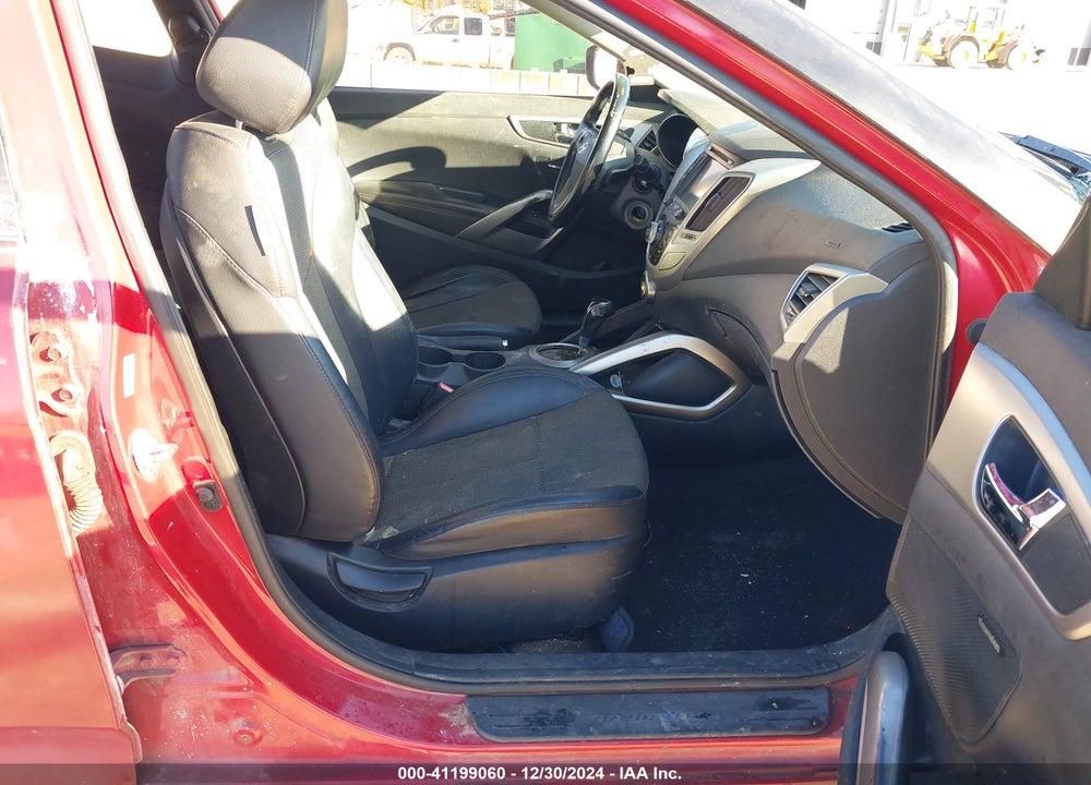 2013 HYUNDAI VELOSTER BASE W/BLACK VIN: KMHTC6AD8DU149095