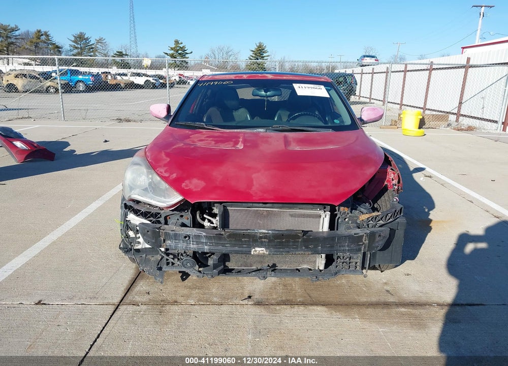 2013 HYUNDAI VELOSTER BASE W/BLACK VIN: KMHTC6AD8DU149095