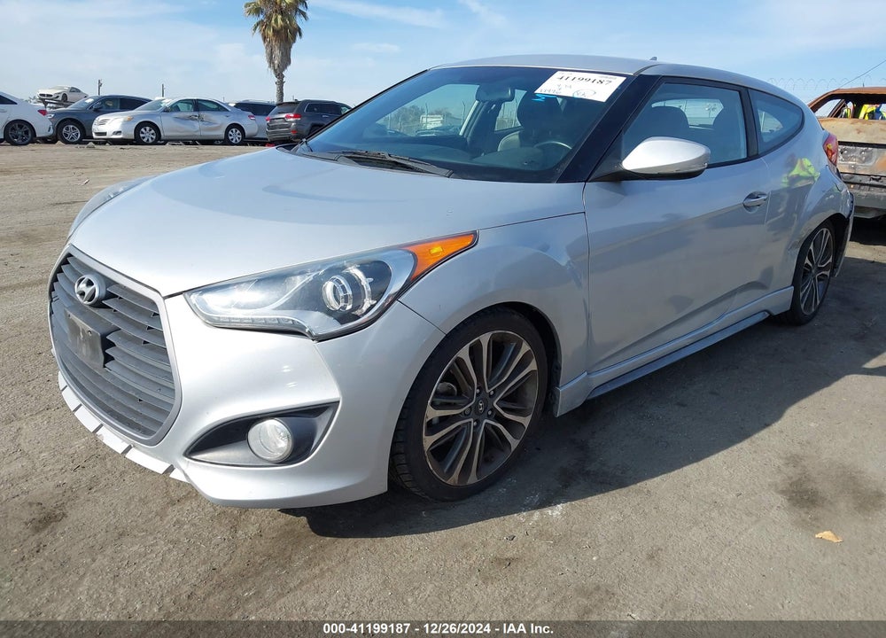 2016 HYUNDAI VELOSTER TURBO VIN: KMHTC6AEXGU252628