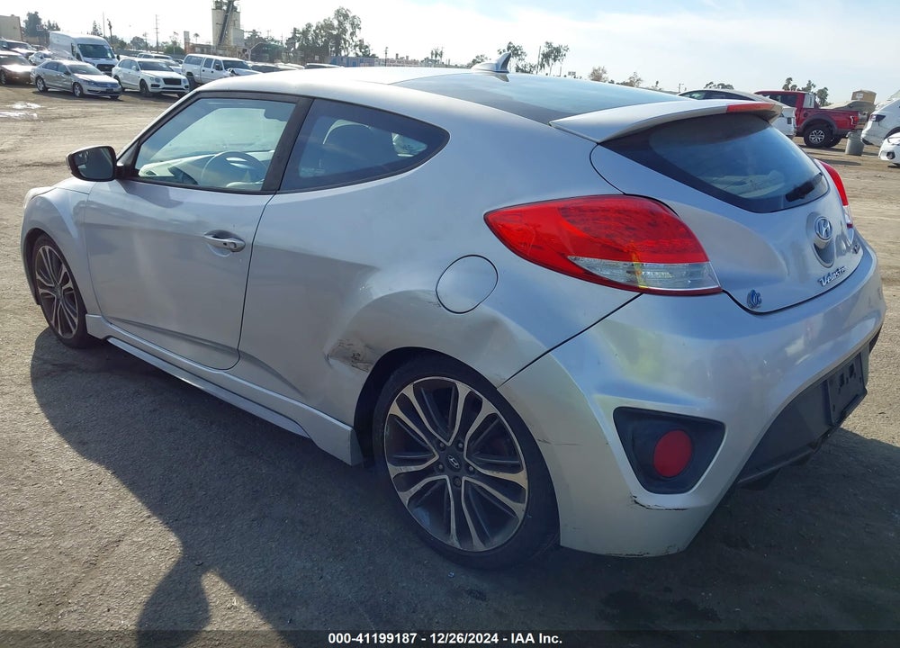 2016 HYUNDAI VELOSTER TURBO VIN: KMHTC6AEXGU252628