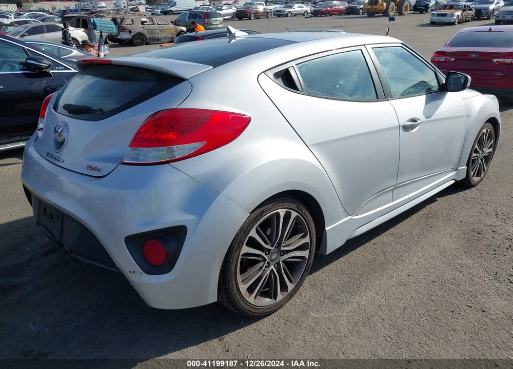 2016 HYUNDAI VELOSTER TURBO VIN: KMHTC6AEXGU252628