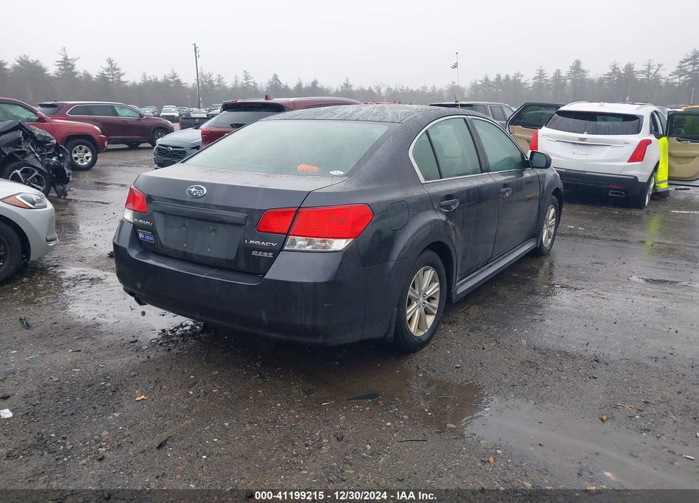 2011 SUBARU LEGACY VIN: 4S3BMBC61B3256884