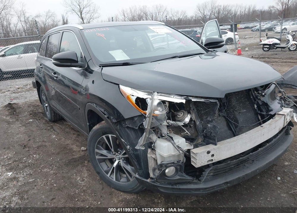 2016 TOYOTA HIGHLANDER XLE V6 VIN: 5TDJKRFH1GS338269
