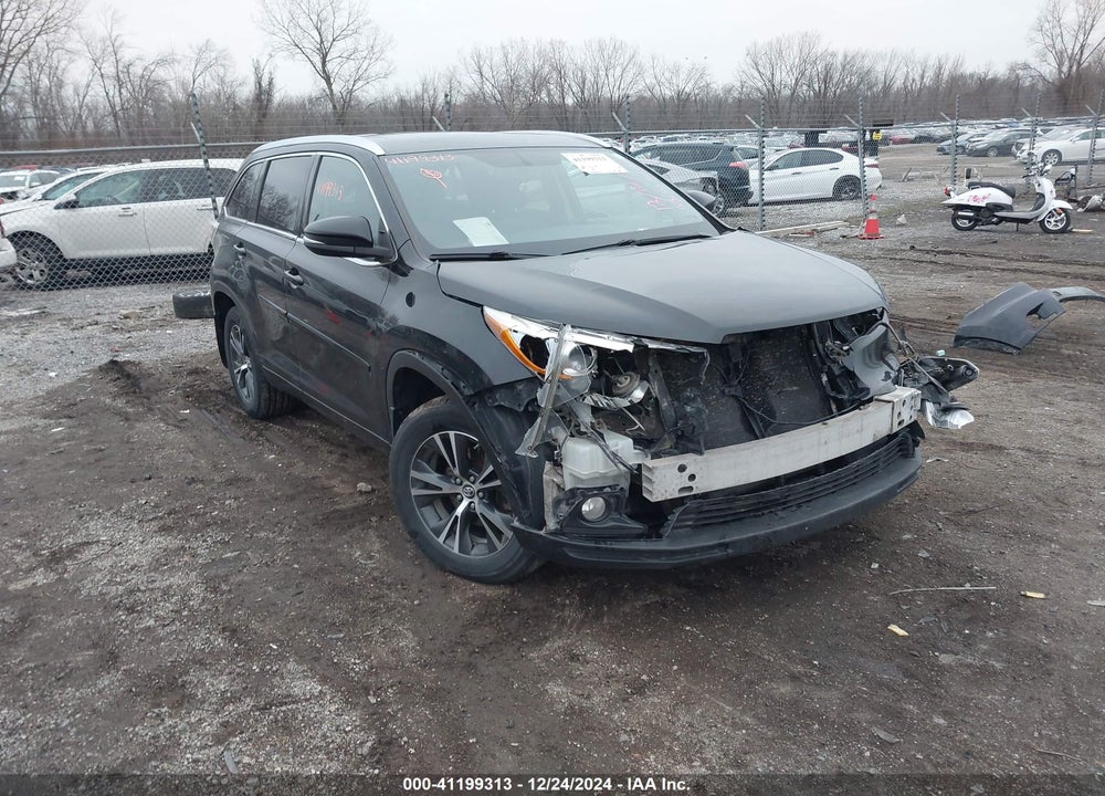 2016 TOYOTA HIGHLANDER XLE V6 VIN: 5TDJKRFH1GS338269