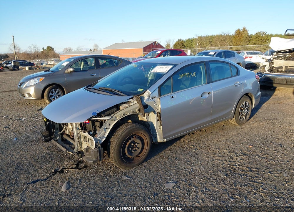 2014 HONDA CIVIC LX VIN: 19XFB2F50EE235371