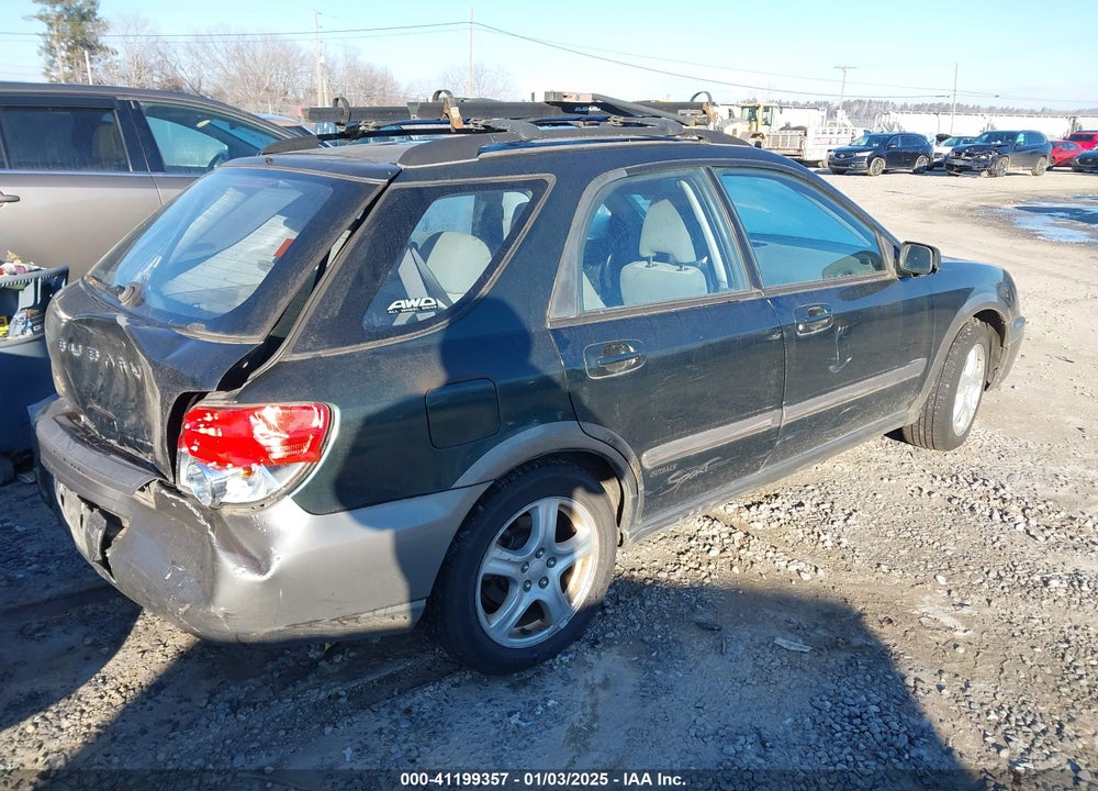 2004 SUBARU IMPREZA OUTBACK SPORT VIN: JF1GG68564G809938