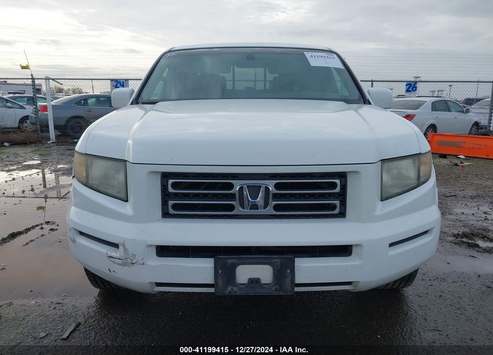2006 HONDA RIDGELINE RTL VIN: 2HJYK16596H529291