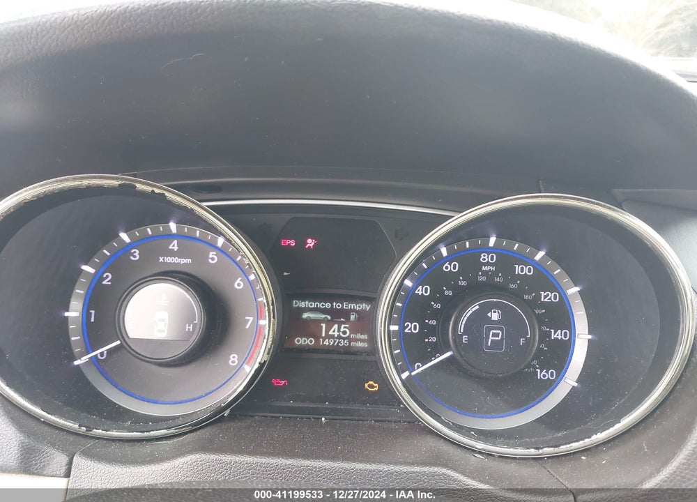 2013 HYUNDAI SONATA GLS VIN: 5NPEB4AC0DH605564