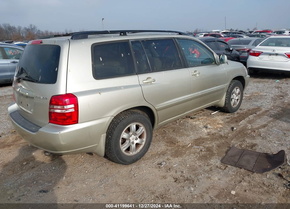 2002 TOYOTA HIGHLANDER VIN: JTEGD21A220043579
