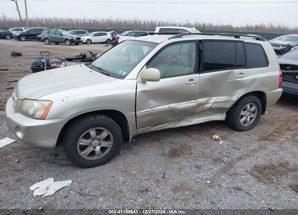 2002 TOYOTA HIGHLANDER VIN: JTEGD21A220043579