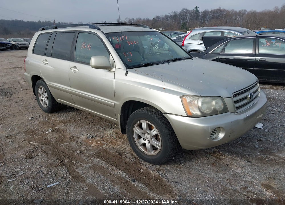 2002 TOYOTA HIGHLANDER VIN: JTEGD21A220043579
