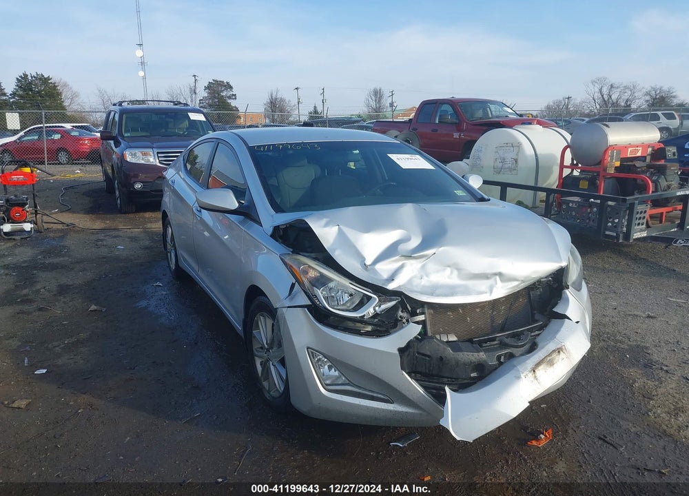 2016 HYUNDAI ELANTRA SE VIN: 5NPDH4AEXGH677792