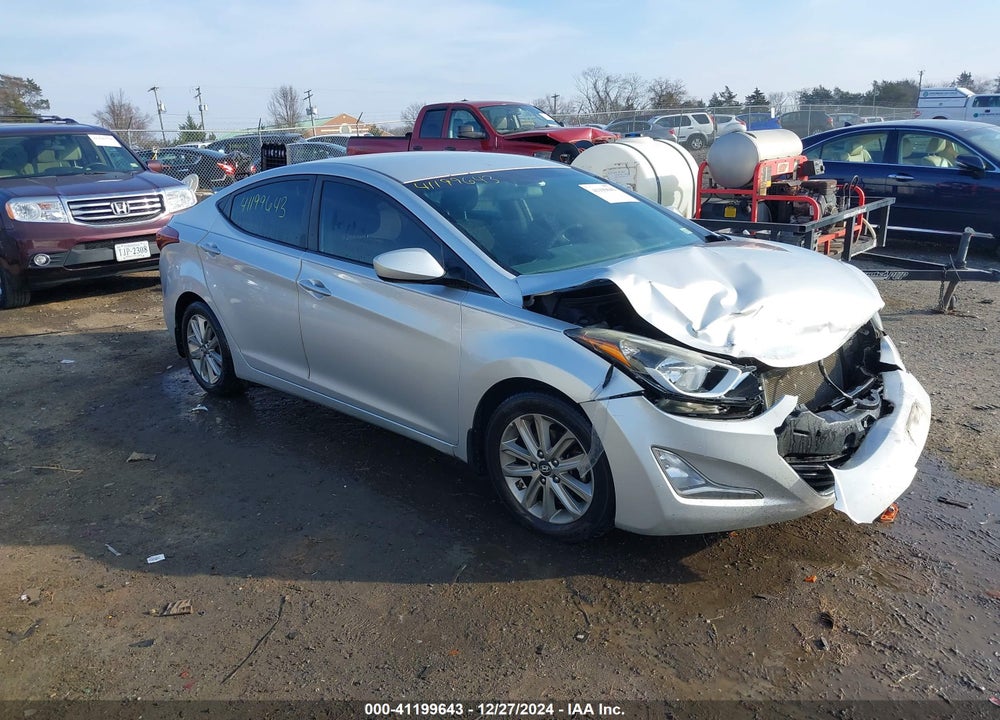 2016 HYUNDAI ELANTRA SE VIN: 5NPDH4AEXGH677792