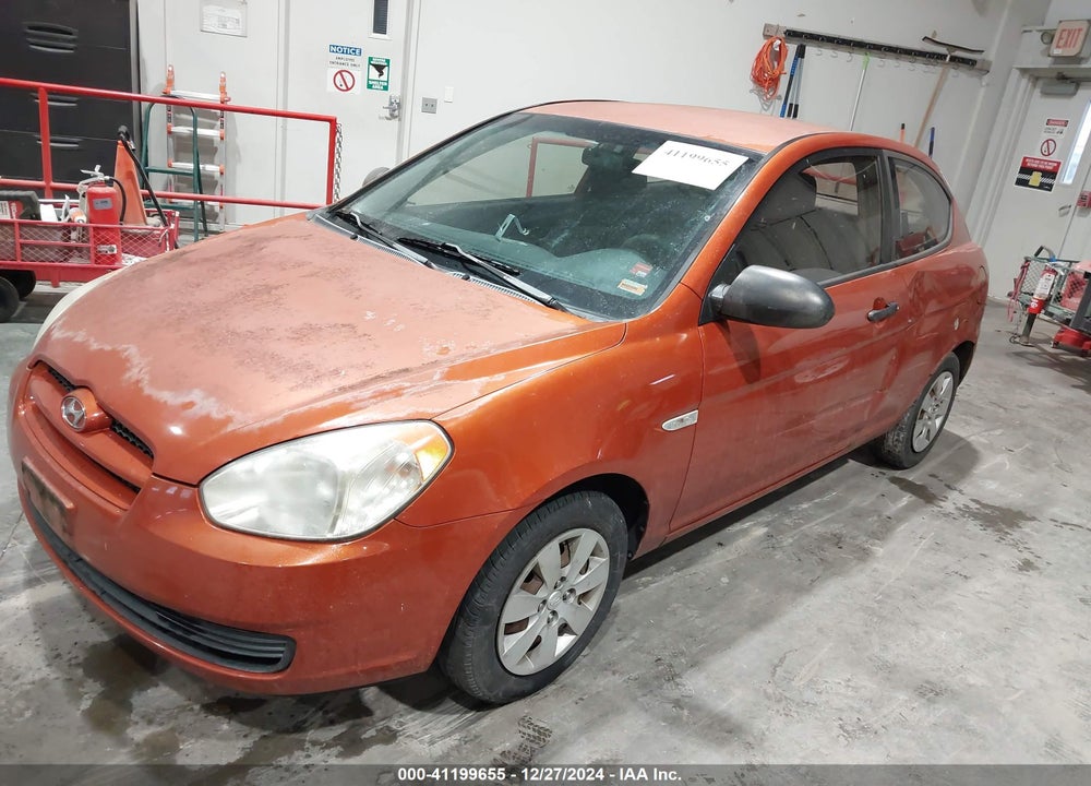 2008 HYUNDAI ACCENT GS VIN: KMHCM36C88U091734
