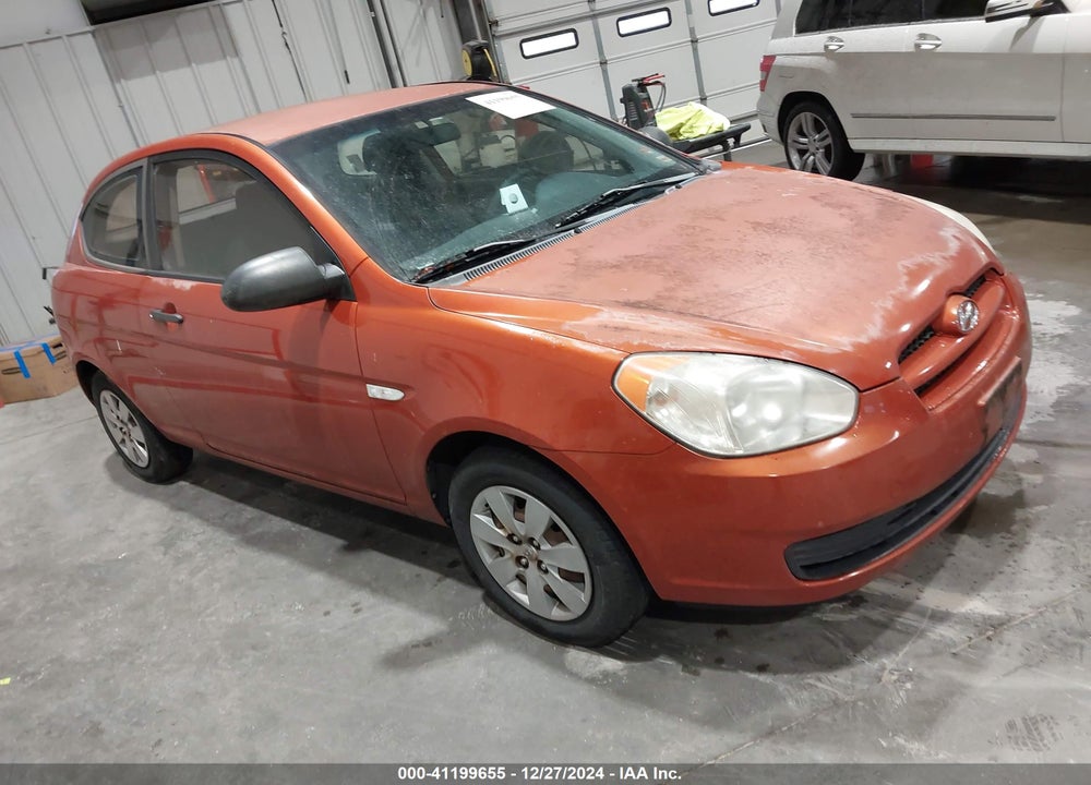 2008 HYUNDAI ACCENT GS VIN: KMHCM36C88U091734