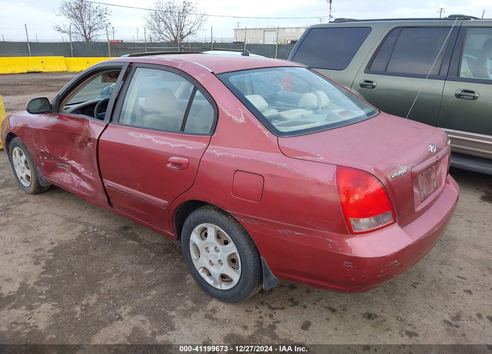 2002 HYUNDAI ELANTRA GLS VIN: KMHDN45D92U334525