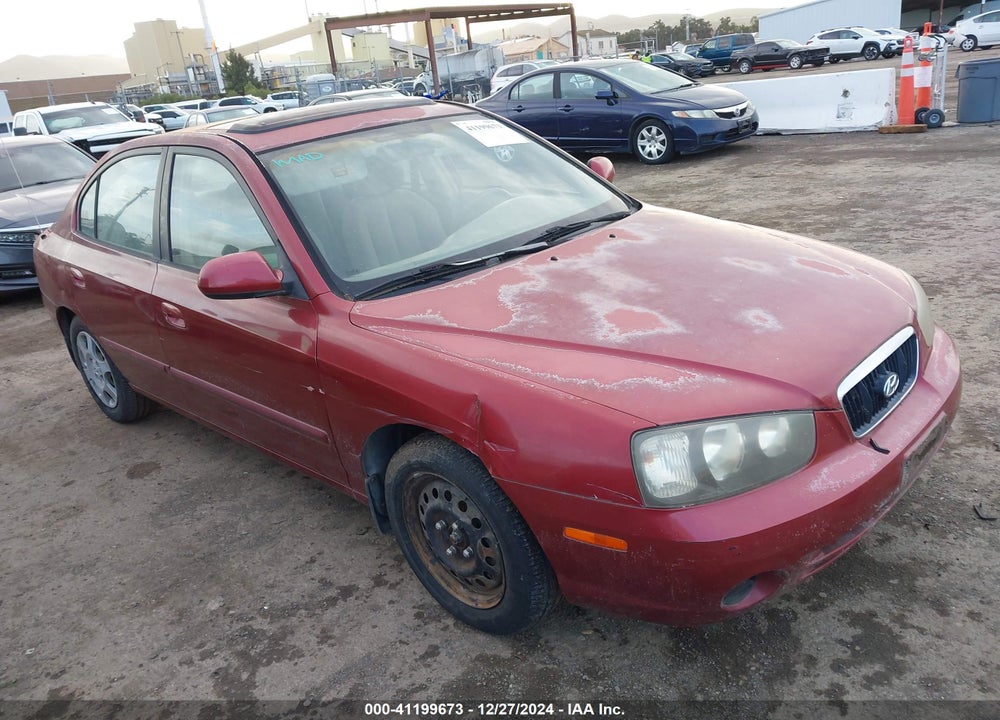 2002 HYUNDAI ELANTRA GLS VIN: KMHDN45D92U334525