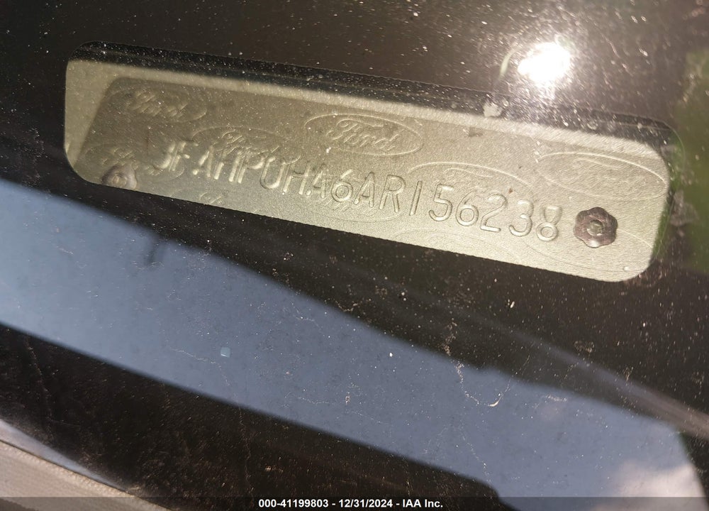 2010 FORD FUSION SE VIN: 3FAHP0HA6AR156238