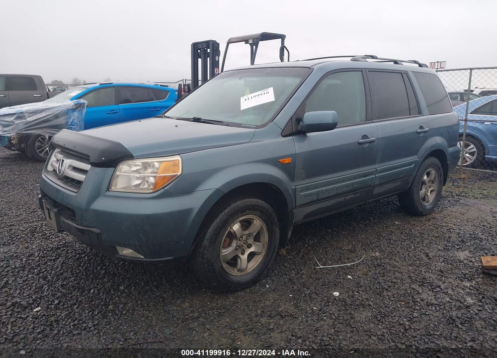 2006 HONDA PILOT EX-L VIN: 2HKYF18746H510839