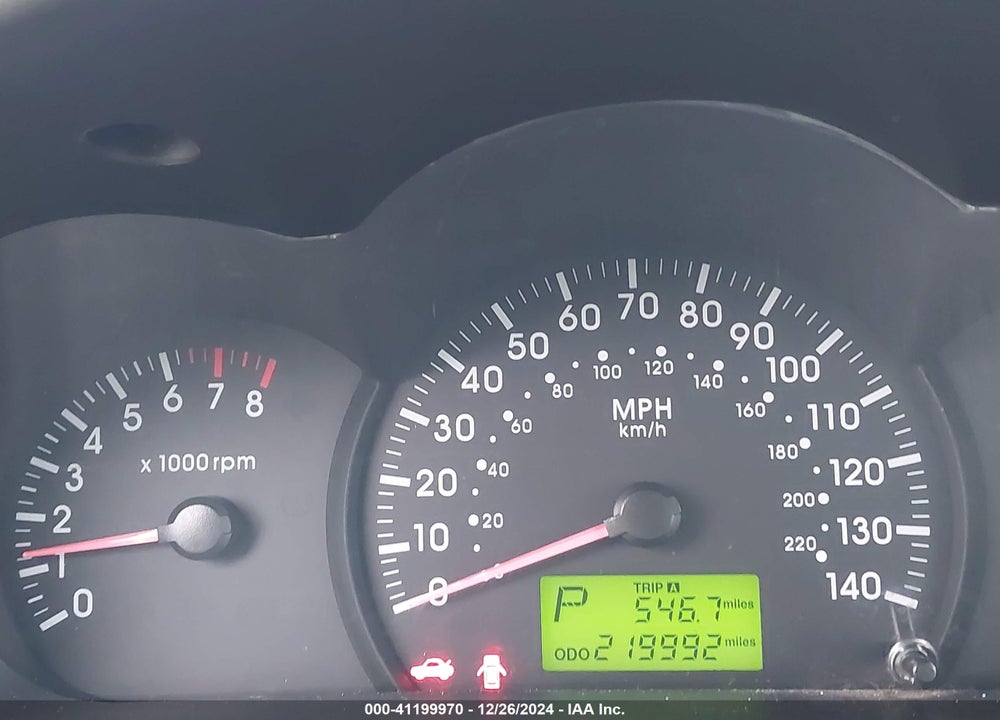 2006 KIA SPECTRA EX/LX/SX VIN: KNAFE121465333222