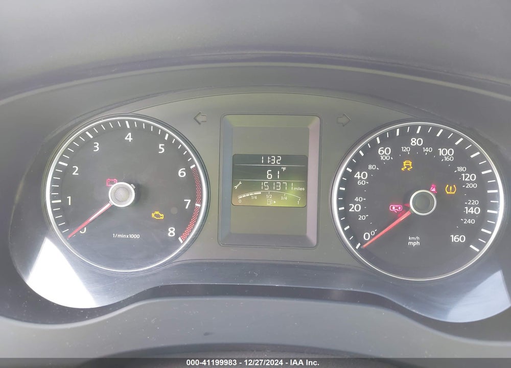 2014 VOLKSWAGEN JETTA 1.8T SE VIN: 3VWD17AJXEM400812