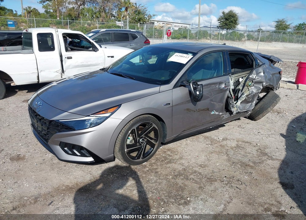 2022 HYUNDAI ELANTRA N LINE VIN: KMHLR4AF7NU355823