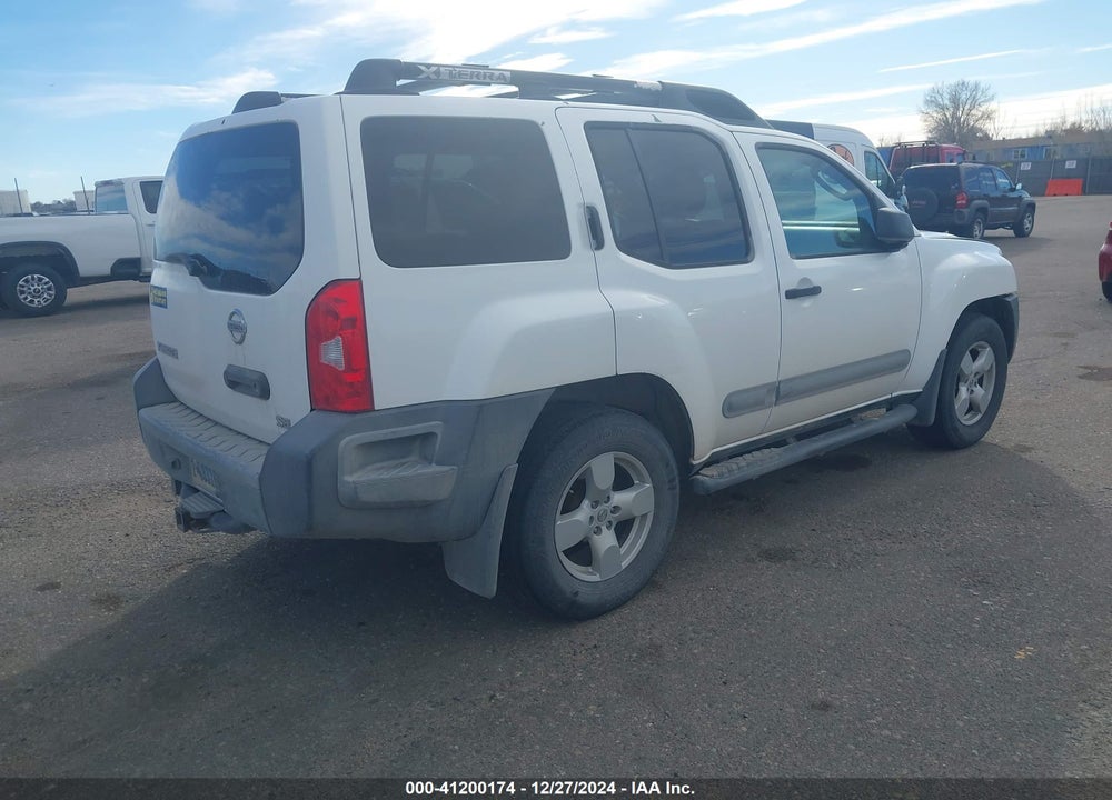 2005 NISSAN XTERRA SE VIN: 5N1AN08W85C642899