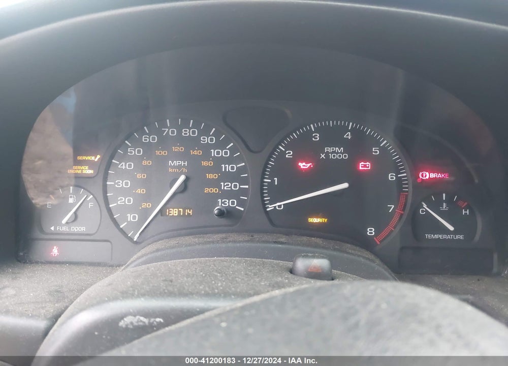 2002 SATURN S-SERIES SC2 VIN: 1G8ZR12762Z297944